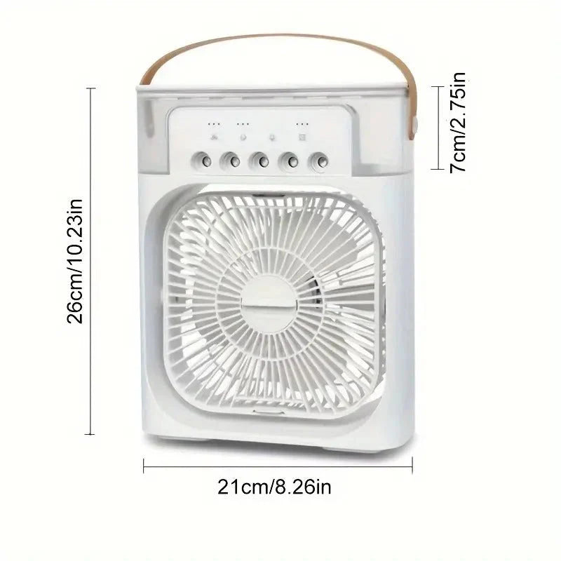 Ventilador Enfriador 4 en 1 | Potente, Portátil y Ultra Silencioso